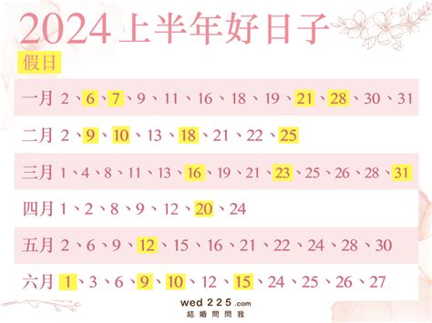 結婚日期挑選|準新人看過來｜2024好日子懶人包！113年農民曆宜嫁 